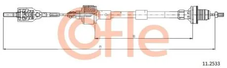 Трос, управление сцеплением COFLE 11.2533