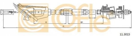 Трос, управление сцеплением COFLE 11.3015 (фото 1)
