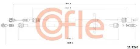 Трос КПП COFLE 11.3270