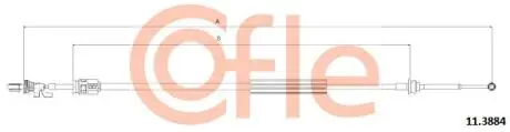 Трос, ступенчатая коробка передач COFLE 11.3884