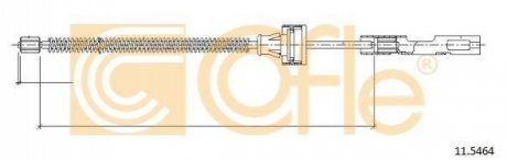 Трос, стояночная тормозная система COFLE 11.5464 (фото 1)