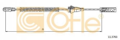Трос, стояночная тормозная система COFLE 11.5763 (фото 1)