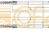 Трос, стоянкова гальмівна система COFLE 1171.11 (фото 1)