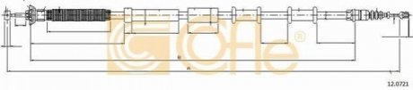 Трос, стояночная тормозная система COFLE 12.0721 (фото 1)