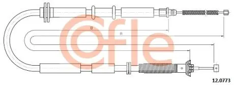 Трос COFLE 120773