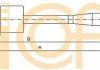 Трос, стоянкова гальмівна система COFLE 12.3724 (фото 1)