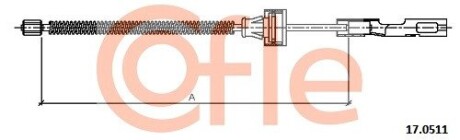 Трос ручника COFLE 17.0511