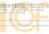 Трос, стояночная тормозная система COFLE 17.1430 (фото 1)