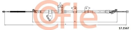 Трос ручника COFLE 17.1567