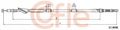 Трос, стояночная тормозная система COFLE 17.4040