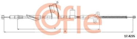 Трос ручника COFLE 17.4235