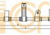 Трос, стояночная тормозная система COFLE 17.6070 (фото 2)