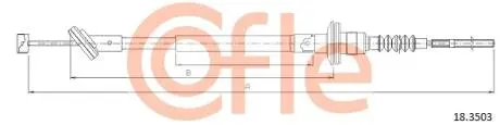 Трос зчеплення COFLE 18.3503