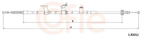 Трос ручника COFLE 1.KI012