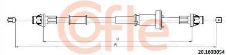 Трос ручника COFLE 20.160B054 (фото 1)