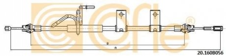 Трос, стояночная тормозная система COFLE 20.160B056 (фото 1)