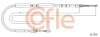 Трос гальма стоянки (задн/прав) COFLE 92107536 (фото 1)