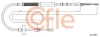 Трос стояночного тормоза (задн/лев) COFLE 92107537 (фото 1)