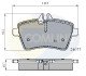 Комплект гальмівних колодок, дискове гальмо COMLINE CBP01592 (фото 1)