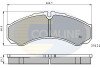 Комплект гальмівних колодок, дискове гальмо COMLINE CBP0931 (фото 1)