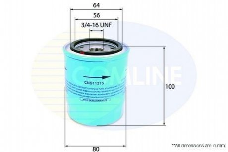 - фільтр олії (аналог wl7143/oc109/1) COMLINE CNS11215 (фото 1)