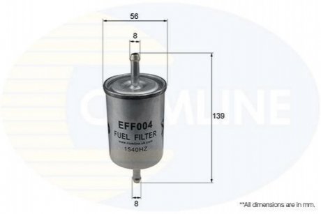 - фільтр палива (аналог wf8033) COMLINE EFF004 (фото 1)