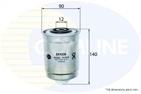 - фильтр топлива (аналог wf8053/kc109) COMLINE EFF036 (фото 1)