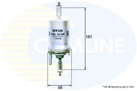 - фильтр топлива (аналог wf8311/kl156/1) COMLINE EFF129