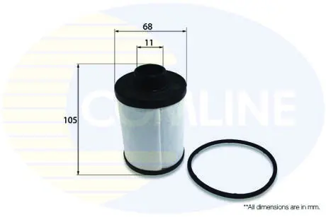 - фильтр топлива (аналог wf8366/kx208d) COMLINE EFF201