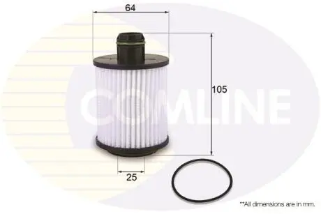 - фильтр масла (аналог wl7463/ox559d) COMLINE EOF238