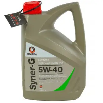 Масло моторное SYNER-G 5W-40, 4л COMMA SYNERG5W404L