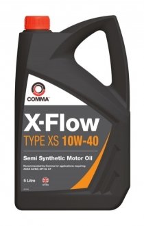 Масло моторное X-Flow Type XS 10W-40 5л COMMA XFLOWXS10W40SEMI5L (фото 1)