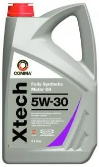 Масло моторное XTECH 5W-30, 5л. COMMA XTECH5W305L