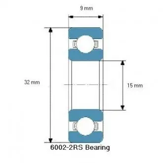 Подшипник (complex) COMPLEX AUTOMOTIVE BEARINGS Sp.z.o.o. 6002-2RS