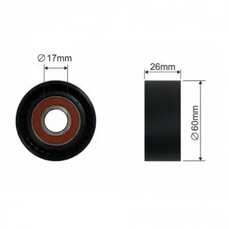 Cx citroen ролик натяжителя ремень(17x60x26)(пл) berlingo 1.9d 98- COMPLEX AUTOMOTIVE BEARINGS Sp.z.o.o. CX0399