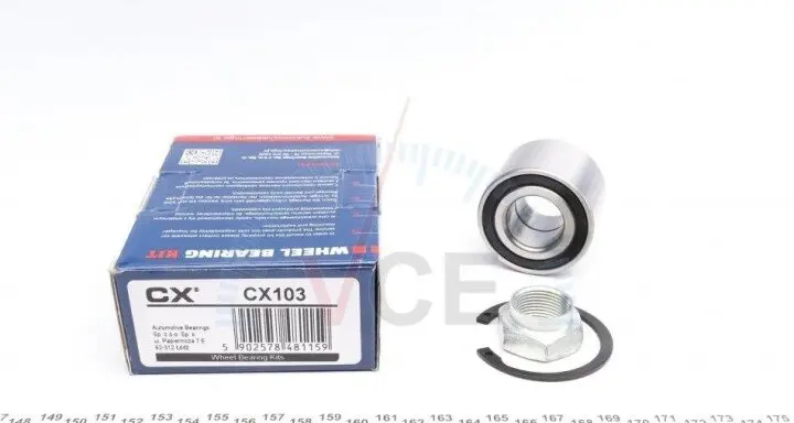 Подшипник ступицы citroen, peugeot 309 задн. мост (complex) COMPLEX AUTOMOTIVE BEARINGS Sp.z.o.o. CX103 (фото 1)