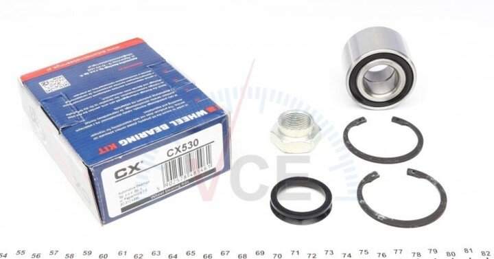 Підшипник маточини (задньої) citroen saxo/xsara/peugeot 106/206/306 96- (к-кт) COMPLEX AUTOMOTIVE BEARINGS Sp.z.o.o. CX 530 (фото 1)