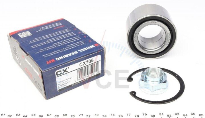 Підшипник маточини (передньої) honda civic 1.4-2.2i 05- (+abs) COMPLEX AUTOMOTIVE BEARINGS Sp.z.o.o. CX 705 (фото 1)