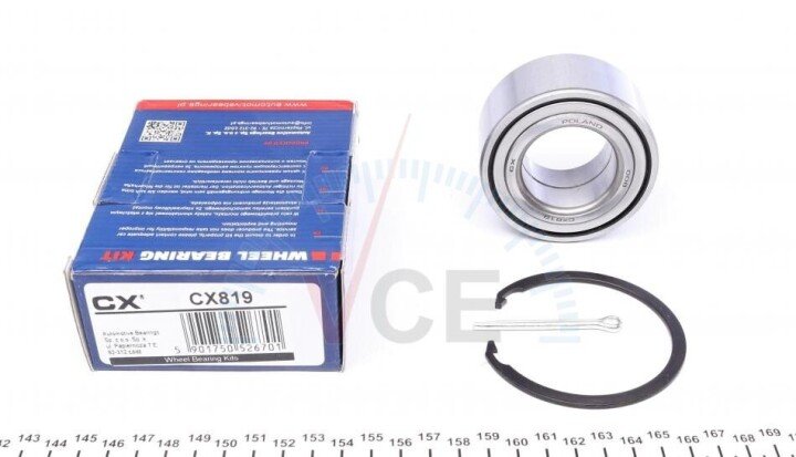 Підшипник маточини (передньої) hyundai elantra 00-06/matrix 01-11/kia cerato 04-(39x74x34) COMPLEX AUTOMOTIVE BEARINGS Sp.z.o.o. CX 819 (фото 1)