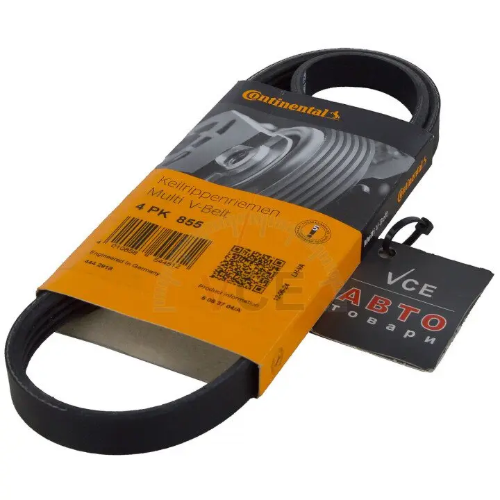 Полікліновий ремень CONTITECH 4PK855 (фото 1)