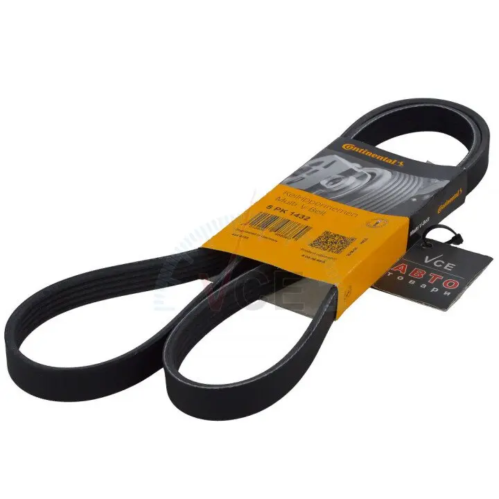 Полікліновий ремінь CONTITECH 5PK1432 (фото 1)