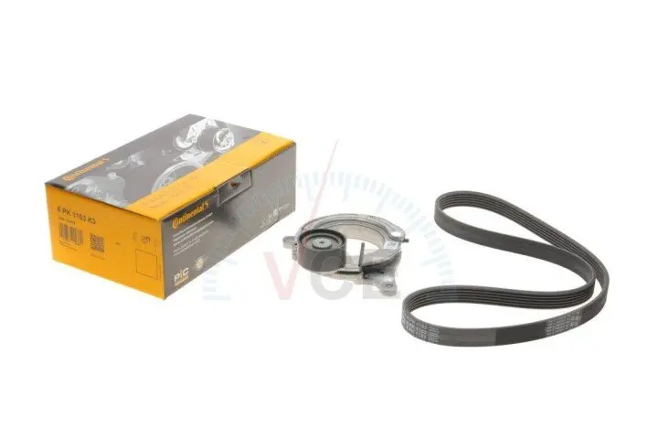 Комплект ремня генератора bmw 3 (f30/f80)/5 (g30/f90) 2.0/3.0 i 15-20 (b58/b48/b46) (6pk1153) CONTITECH 6PK1153K3 (фото 1)