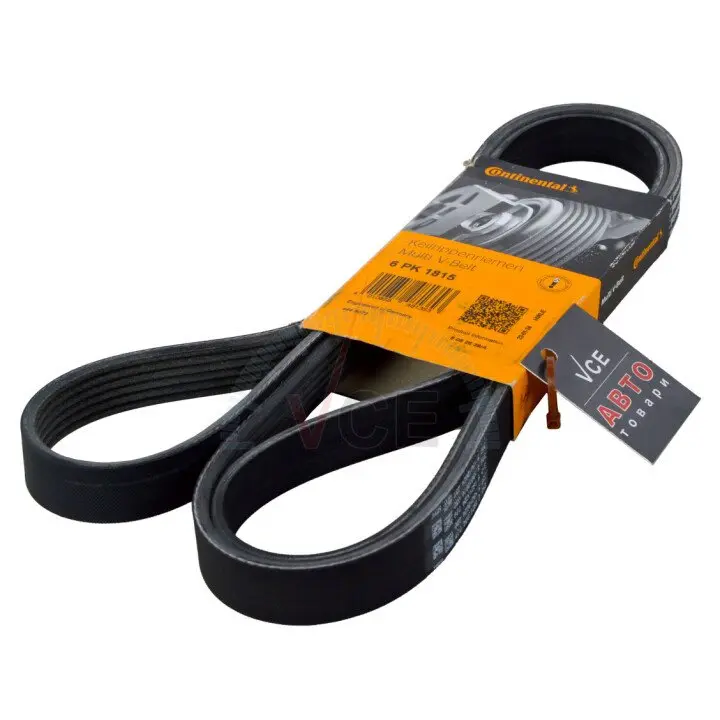 Ремень поликлиновый генератор FIAT DOBLO 00-09 CONTITECH 6PK1815 (фото 1)