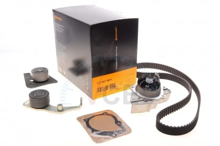 Водяной насос + комплект зубчатого ремня CONTITECH CT1061WP1 (фото 1)
