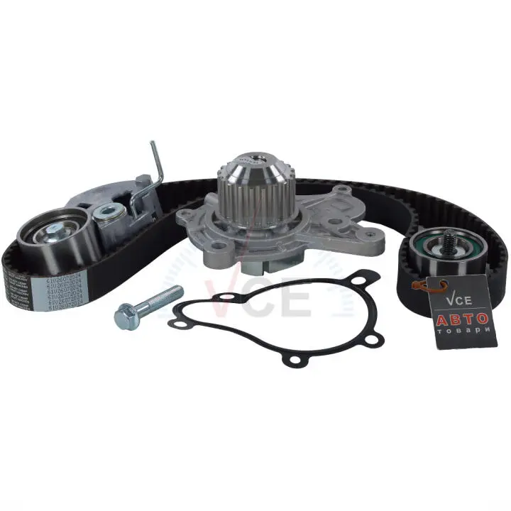 Фото 1 - Водяной насос + комплект зубчатого ремня CONTITECH CT1099WP1 Водяной насос + комплект зубчатого ремня CONTITECH CT1099WP1 (фото 1)