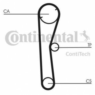 Ремінь ГРМ CONTITECH CT674