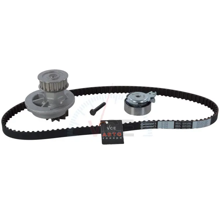 Водяний насос + комплект зубчастого ременя CONTITECH CT874WP5 (фото 1)