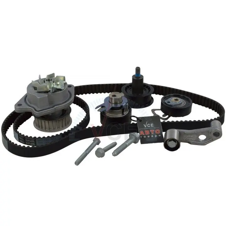 Фото 1 - Комплект ГРМ 2 ременя 4 ролики помпа SKODA OCTAVIA TOUR (1U5) 00-10; SEAT INCA (6K9) 00-03; AUDI A2 (8Z0) 00-05 CONTITECH CT957WP1 Комплект ГРМ 2 ременя 4 ролики помпа SKODA OCTAVIA TOUR (1U5) 00-10; SEAT INCA (6K9) 00-03; AUDI A2 (8Z0) 00-05 CONTITECH CT957WP1 (фото 1)