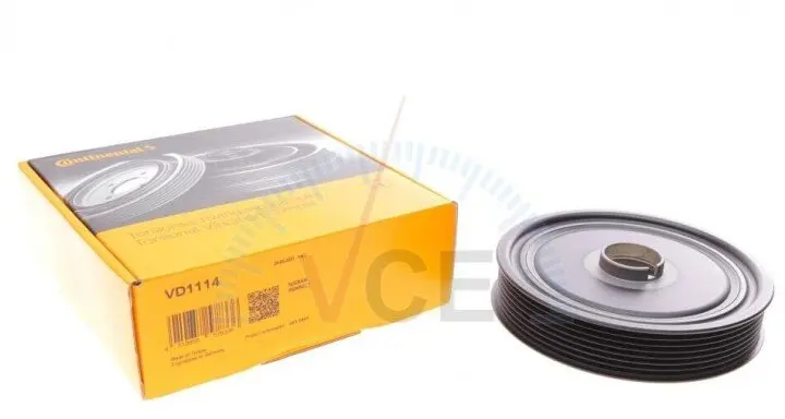 Ременный шкив, коленчатый вал CONTITECH VD1114 (фото 1)