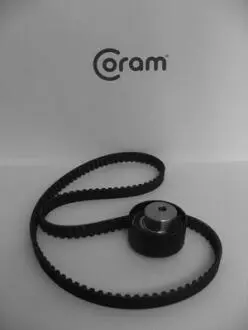 Ремень грм, комплект (ролики+ремень) fiat 124 spider (16-22), fiat doblo (11-1 CORAM KTC819